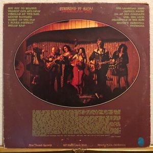 Dan Hicks and His Hot Licks Striking It Rich Vinyl Lp